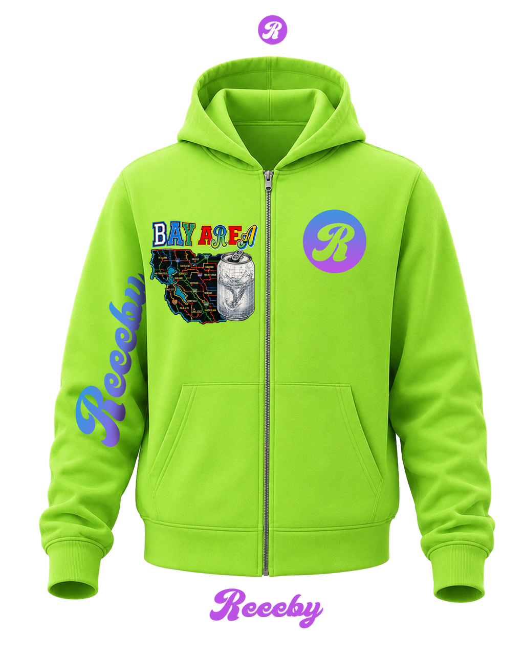 Neon green - Reeeby Hoodie