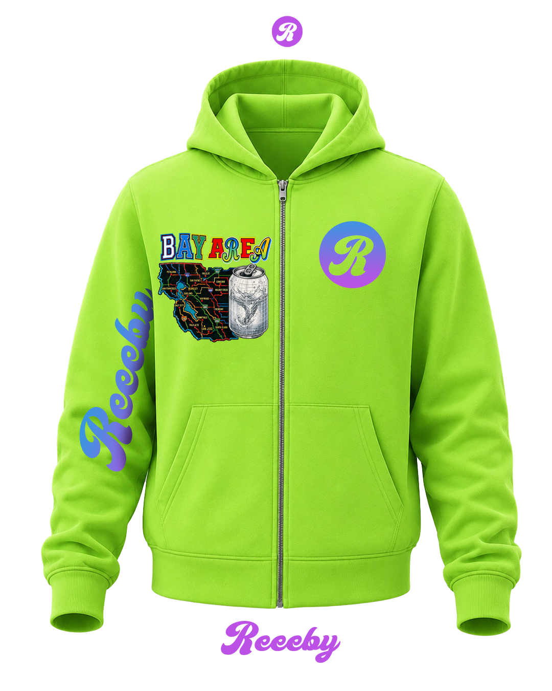 Neon green - Reeeby Hoodie
